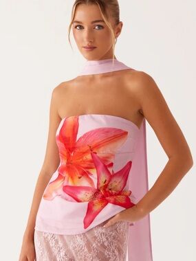Peppermayo Blaise Pink Floral Top